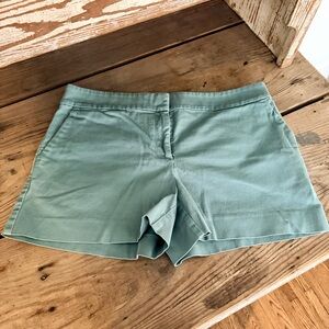 Loft Women's Light Green Casual Shorts Size 10